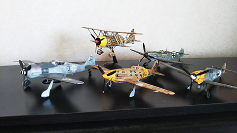 1/72ドイツ、イタリア機