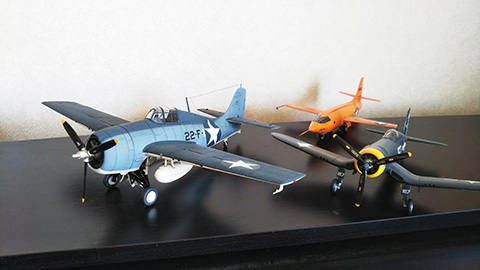 1/48、72アメリカ機